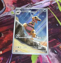 Krokorok 136/086 Black Bolt Illustration Rare Pokemon TCG - Image 1