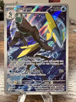 Pokemon TCG Inteleon Illustration Rare Mega Evolutions #142/132 - Image 1
