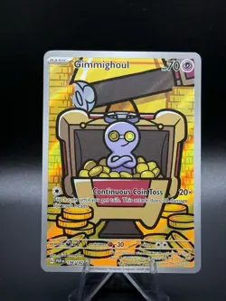 Gimmighoul - 198/182 Paradox Rift- Illustration Rare -NM - Image 1
