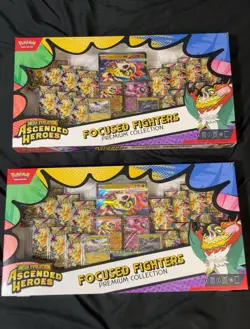 Pokemon TCG Mega Evolution Ascended Heroes Focused Fighters Premium, 2X - Image 1