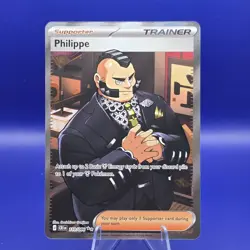 Philippe 110/086 Ultra Rare Trainer Supporter Chaos Rising Pokemon NM - Image 1
