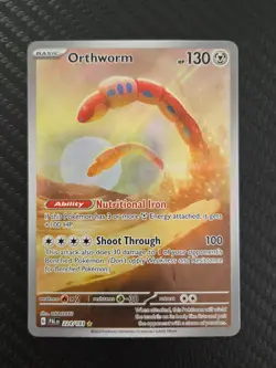 POKEMON Orthworm #224/193 Holo SV02: Paldea Evolved NM - Image 1