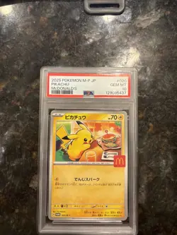 Pikachu 20/M-P Japanese McDonald’s Promo – PSA 10 GEM MINT Pokemon - Image 2