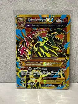 Pokemon Ancient Origins Primal Groudon EX 97/98 (heavily played) creased - Image 1