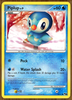 Piplup 15/17 ~ POP Series 8 ~ Near Mint!! - Image 1