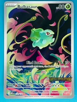 Pokemon - Bulbasaur (Stamped) (133/132) (Mega Evolutions Set) *Near Mint - NM* - Image 1
