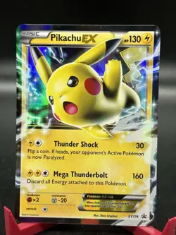 The Pokemon Company Pikachu-EX Promo Holo XY Black Star EN XY174 2016 130HP - Image 1