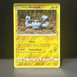 Alolan Geodude 35/181 Common SM Team Up Pokemon TCG Reverse Holo NM/M 620b-20 - Image 1