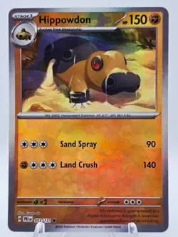 Hippowdon (Master Ball Pattern) 053/131 Pokemon TCG Prismatic Evolutions Holo NM - Image 1