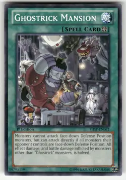 Ghostrick Mansion SHSP-EN062 1st Edition Shadow Specters NM Yu-Gi-Oh - Image 1