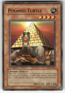 Pyramid Turtle SD2-EN005 1st Edition Structure Deck: Zombie Madness NM Yu-Gi-Oh - Image 1
