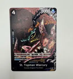 Bandai One Piece CCG St. Topman Warcury OP13-089 Special Rare Holo ENG 5000 - Image 1