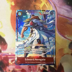 Edward.Newgate (Alternate Art) OP16-003 The Time of Battle Foil One Piece CCG - Image 1