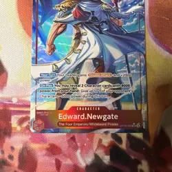 Edward.Newgate (Alternate Art) OP16-003 The Time of Battle Foil One Piece CCG - Image 2