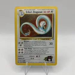 2000 Pokemon Gym Heroes Unlimited #4 Erika's Dragonair HOLO WOTC Vintage - Image 1