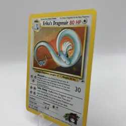 2000 Pokemon Gym Heroes Unlimited #4 Erika's Dragonair HOLO WOTC Vintage - Image 2