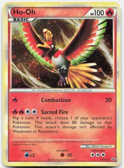 Ho-Oh HGSS01 MP HGSS Black Star Promos Promo Reverse Holo Pokemon Foil - Image 1