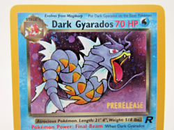 PRERELEASE Dark Gyarados 8/82 Holo Swirl Team Rocket Pokemon Card WOTC LP+/NM - Image 2