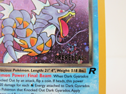 PRERELEASE Dark Gyarados 8/82 Holo Swirl Team Rocket Pokemon Card WOTC LP+/NM - Image 4