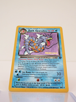 PRERELEASE Dark Gyarados 8/82 Holo Swirl Team Rocket Pokemon Card WOTC LP+/NM - Image 5