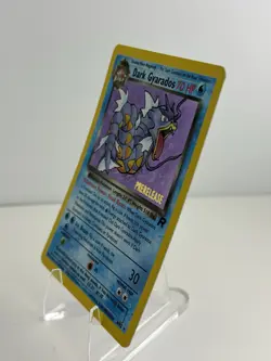 Dark Gyarados 8/82 Prerelease Holo Team Rocket Pokemon WOTC NM/LP - Image 3