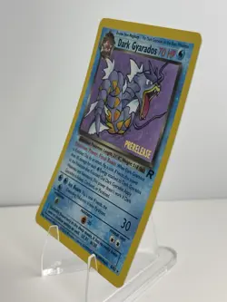 Dark Gyarados 8/82 Prerelease Holo Team Rocket Pokemon WOTC NM/LP - Image 3