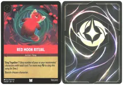 Disney Lorcana TCG Red Moon Ritual 134/207 Uncommon Foil Attack Of The Vine - Image 3