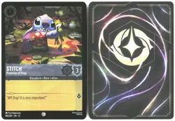 Disney Lorcana TCG Stitch - Protector of Frogs 180/207 Common Foil Attack Of The - Image 3