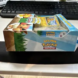 Let's Play Pokemon Pikachu and Eevee Collectible Box with 2 Decks - New/Sealed - Image 3