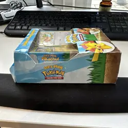 Let's Play Pokemon Pikachu and Eevee Collectible Box with 2 Decks - New/Sealed - Image 4