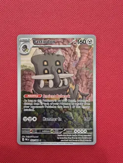 Pokemon TCG Bastiodon 093/084 Pitch Black - Illustration Rare - NM - Image 1