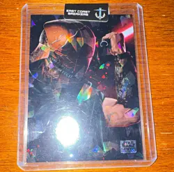 Topps 2025 Star Wars Chrome Galaxy Fear the Dark Side The Stranger atomic /150 - Image 1