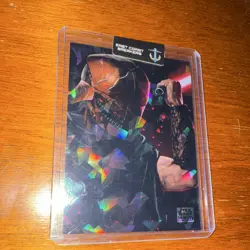Topps 2025 Star Wars Chrome Galaxy Fear the Dark Side The Stranger atomic /150 - Image 2