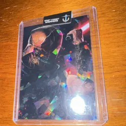 Topps 2025 Star Wars Chrome Galaxy Fear the Dark Side The Stranger atomic /150 - Image 3