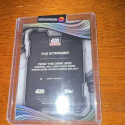 Topps 2025 Star Wars Chrome Galaxy Fear the Dark Side The Stranger atomic /150 - Image 4