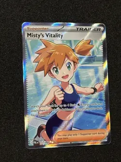 Misty's Vitality 111/084 - Ultra Rare - Pitch Black - Pokemon TCG Near Mint/Mint - Image 4