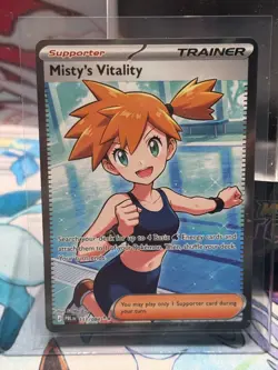 Misty's Vitality 111/084 ME05: Pitch Black NM Pokemon TCG Ultra Rare - Image 4