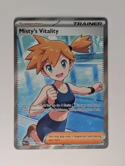 Misty's Vitality 111/084 Pitch Black - Ultra Rare - Holo - Pokemon TCG - Image 1