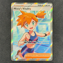 Misty's Vitality 111/084 - Ultra Rare Trainer - Pitch Black - Pokemon TCG - NM/M - Image 1