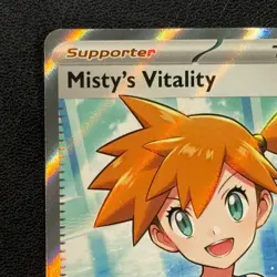 Misty's Vitality 111/084 - Ultra Rare Trainer - Pitch Black - Pokemon TCG - NM/M - Image 3