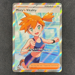 Misty's Vitality 111/084 - Ultra Rare Trainer - Pitch Black - Pokemon TCG - NM/M - Image 1