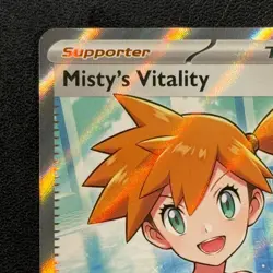 Misty's Vitality 111/084 - Ultra Rare Trainer - Pitch Black - Pokemon TCG - NM/M - Image 2