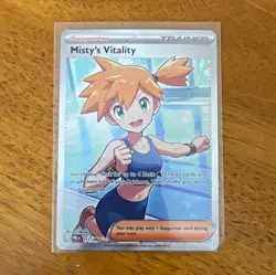 Pokemon TCG Misty's Vitality 111/084 Ultra Rare - Pitch Black - Image 1