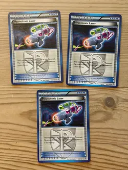 3x Bundle of Hypnotoxic Laser 123/135 | Plasma Storm | Non Holo Trainer Card - Image 1