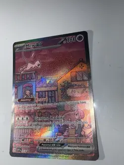 Pokemon TCG Mew ex 053 Scarlet & Violet Black Star Promo Played See Pics - Image 1