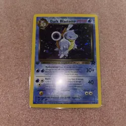 Pokemon Card Old Back Bad Blastoise Dark English Version JPN Anniversary Memoria - Image 1