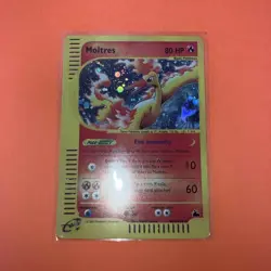 Pokemon Card E Old Back Moltres Fire English Version JPN Anniversary Memorial Li - Image 1