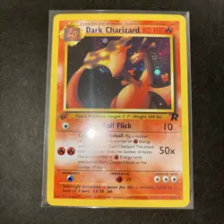 Pokemon Card Old Back Dark Charizard English Version JPN Anniversary Memorial Li - Image 1