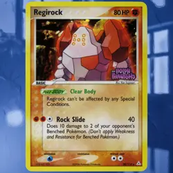 Pokemon Regirock #28/110 EX Holon Phantoms Stamped Rare Holo Card ☆Near-Mint☆ - Image 1