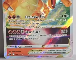 Charizard VSTAR 019/159 SWSH: Crown Zenith Ultra Rare Pokemon TCG Card NM - Image 3